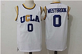 NCAA UCLA Bruins #0 Russell Westbrook White Basketball Jersey,baseball caps,new era cap wholesale,wholesale hats